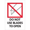 Box Partners 4 x 6 in. Do Not Use Blades to Open Labels IPM504